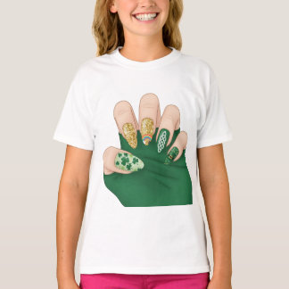 nails hand t-shirt  tシャツ