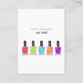 Nails Manicure Pedicure Beauty Nail Artist Modern 名刺 (正面)