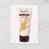 Nails Manicure Pedicure Beauty Nail Artist Unique 名刺 (正面)
