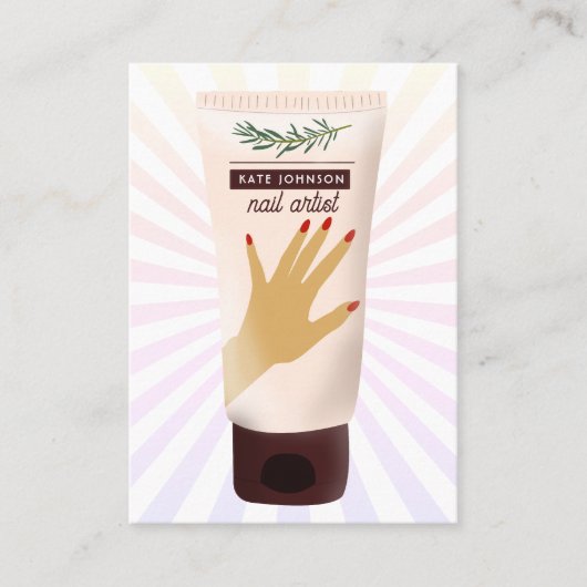 Nails Manicure Pedicure Beauty Nail Artist Unique 名刺 (正面)