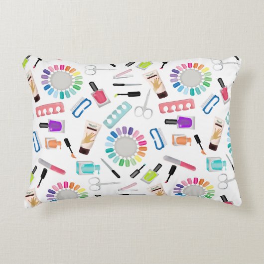 Nails Manicure Pedicure Beauty Salon  アクセントクッション (正面)