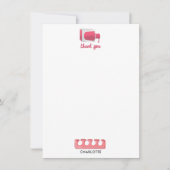 Nails Manicure Pedicure Beauty Salon  サンキューカード (正面)