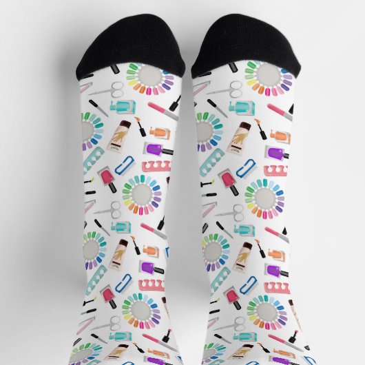 Nails Manicure Pedicure Beauty Salon  ソックス (上部)