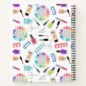 Nails Manicure Pedicure Beauty Salon  ノートブック (裏面)