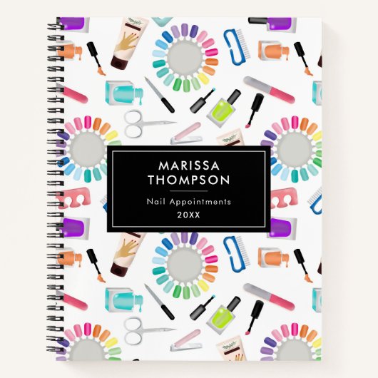 Nails Manicure Pedicure Beauty Salon  ノートブック (正面)