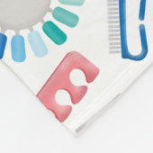 Nails Manicure Pedicure Beauty Salon  フリースブランケット (角)