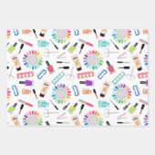 Nails Manicure Pedicure Beauty Salon ラッピングペーパーシート (正面)