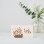Nails Salon Business Card 名刺 (スタンド正面)
