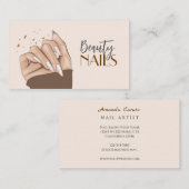 Nails Salon Business Card 名刺 (正面/裏面)
