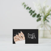 Nails Salon Business Card 名刺 (スタンド正面)
