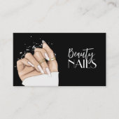 Nails Salon Business Card 名刺 (正面)