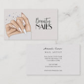 Nails Salon Business Card 名刺 (正面/裏面)