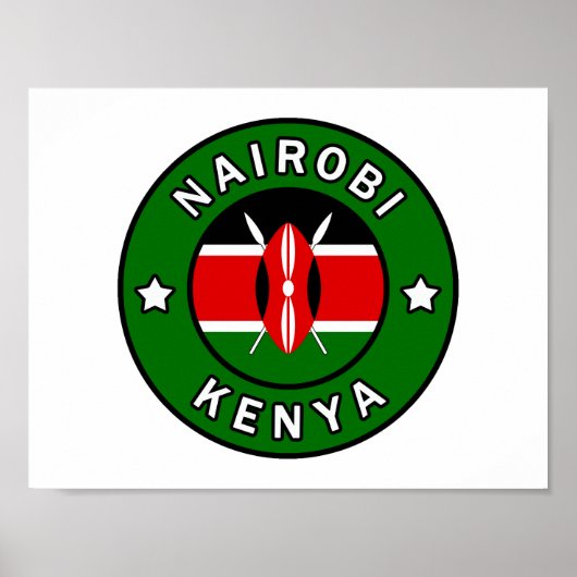 Nairobi Kenya ポスター (正面)
