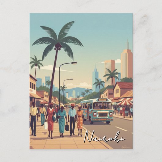 Nairobi Kenya ポストカード (正面)