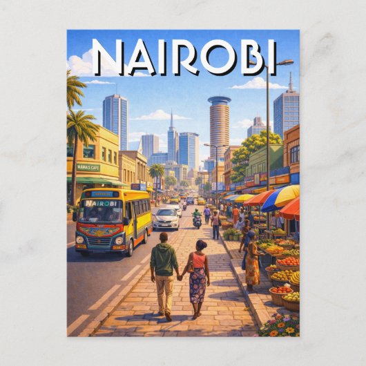 Nairobi Kenya ポストカード (正面)