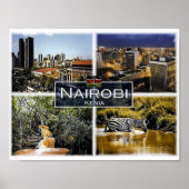 Nairobi - Kenya - Mosaic - ポスター (正面)