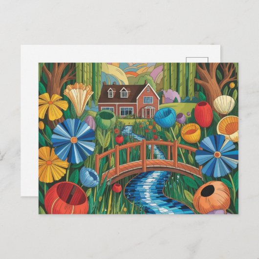 NAIVE ILLUSTRATION postcard ポストカード (正面/裏面)