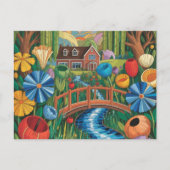 NAIVE ILLUSTRATION postcard ポストカード (正面)