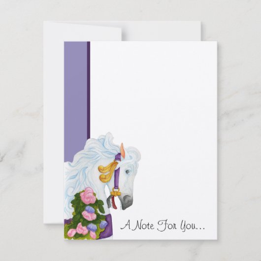 Najiraこんにちは! 平らなメッセージカード ノートカード (正面)