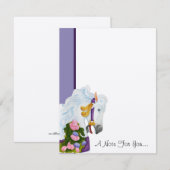 Najiraこんにちは! 平らなメッセージカード ノートカード (正面/裏面)