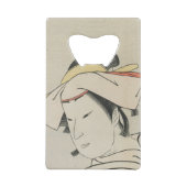 Nakamura Noshio TonaseとしてII、1795年 クレジットカード栓抜き (裏面)