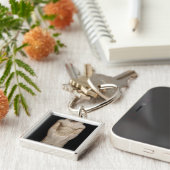 Nakhtorhebのひざまずくことの彫像 キーホルダー (側面)