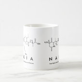 Nakiaペプチド名mug コーヒーマグカップ (中央)