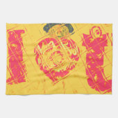 Nakupenda - I Love U Swahili Word文字意味アート キッチンタオル (横)