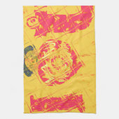 Nakupenda - I Love U Swahili Word文字意味アート キッチンタオル (縦)