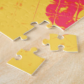 Nakupenda - I Love U Swahili Word文字意味アート ジグソーパズル (側面)