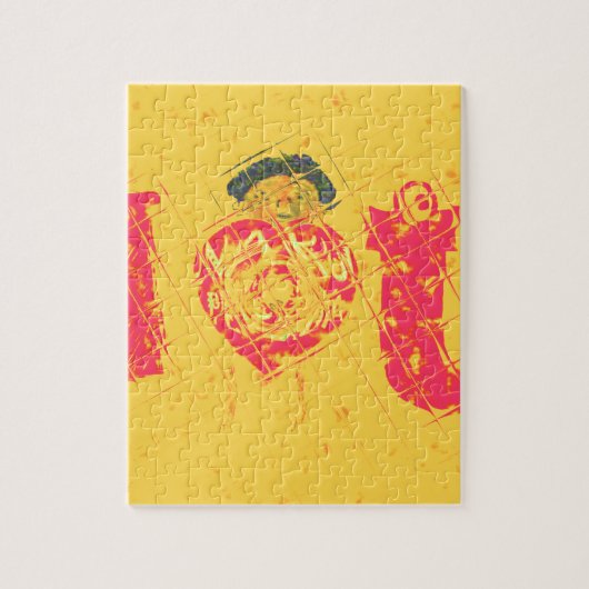 Nakupenda - I Love U Swahili Word文字意味アート ジグソーパズル (縦)