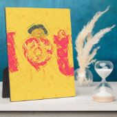 Nakupenda - I Love U Swahili Word文字意味アート フォトプラーク (側面)