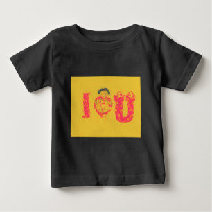 Nakupenda - I Love U Swahili Word文字意味アート ベビーTシャツ
