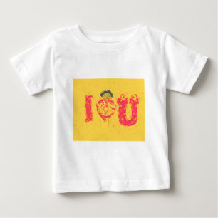 Nakupenda - I Love U Swahili Word文字意味アート ベビーTシャツ