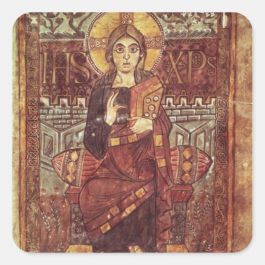 NAL 1203 fol.3 Christ in Majesty, from the Godesca スクエアシール (正面)