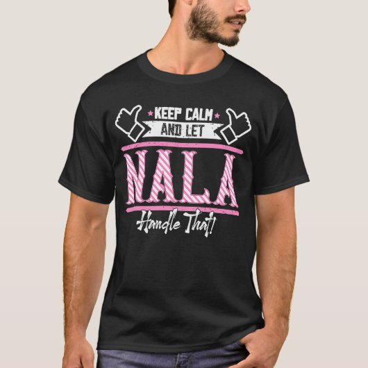Nala Calm保とNalaに任せる Tシャツ (正面)