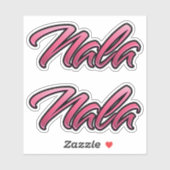 Nala faded pink Aufkleber Sticker Stickerset シール (シート)