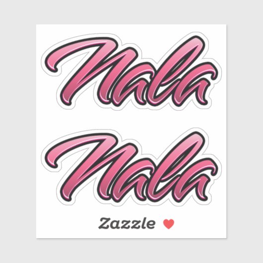 Nala faded pink Aufkleber Sticker Stickerset シール (シート)