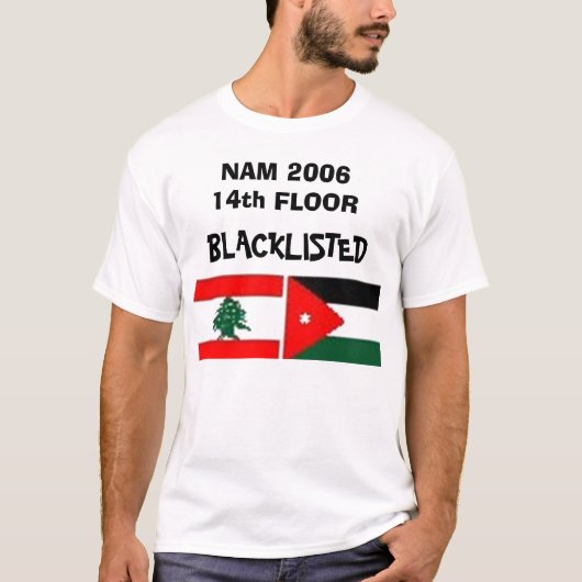 NAM 2006の第14床のブラックリスト Tシャツ (正面)