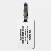 Nam Green Tractor Farm Waterカラーの追加 ラゲッジタグ (裏面縦)