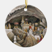 Nam Hou、「Atlからのラオスの小洞窟のインテリア、 セラミックオーナメント (正面)