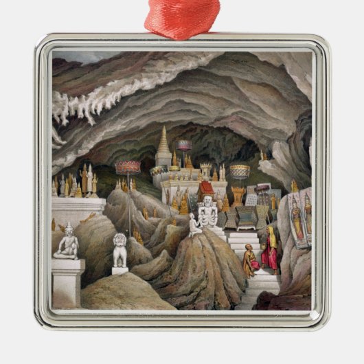 Nam Hou、「Atlからのラオスの小洞窟のインテリア、 メタルオーナメント (正面)