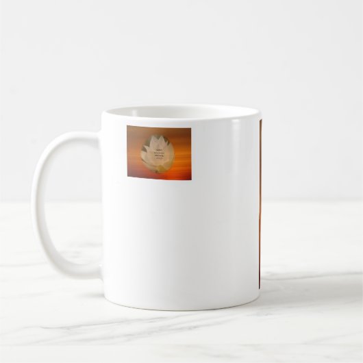 Nam Myoho Renge KyoのSGIの仏教のマグ コーヒーマグカップ (左)