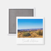 Namaqualand自然ビュー南アフリカSAマグネット マグネット (正面/裏面)