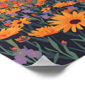Namaqualand Wildflower Field ポスター (角)