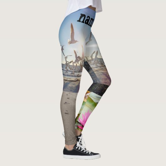 namasteのはすビーチのヨガのレギング レギンス (右)