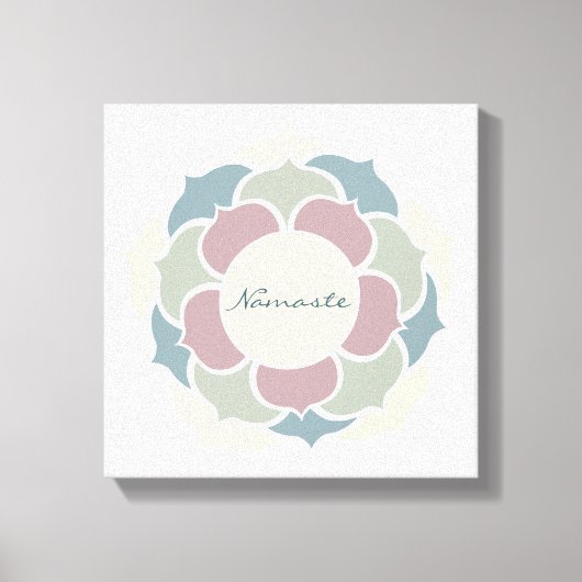 Namaste キャンバスプリント (正面)