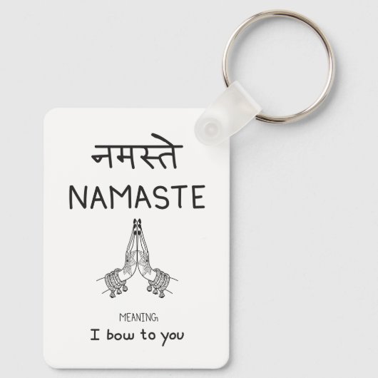 Namaste キーホルダー (裏面)
