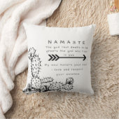 namaste クッション (ブランケット)