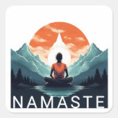 NAMASTE スクエアシール (正面)